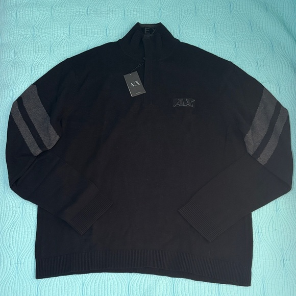 Armani Exchange Half Zip Sweater